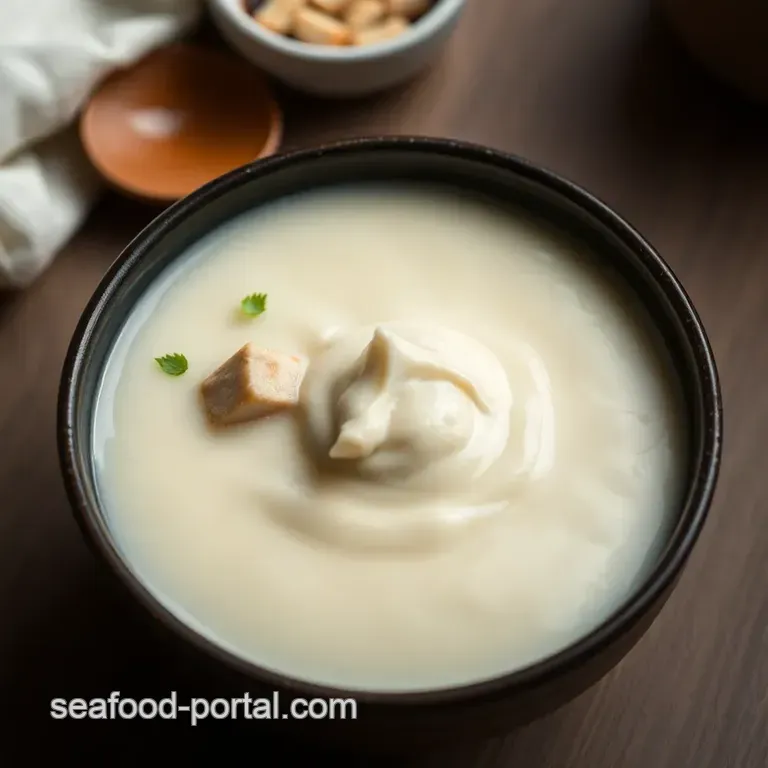 Silky Chawanmushi with Matsutake Flavor presentation