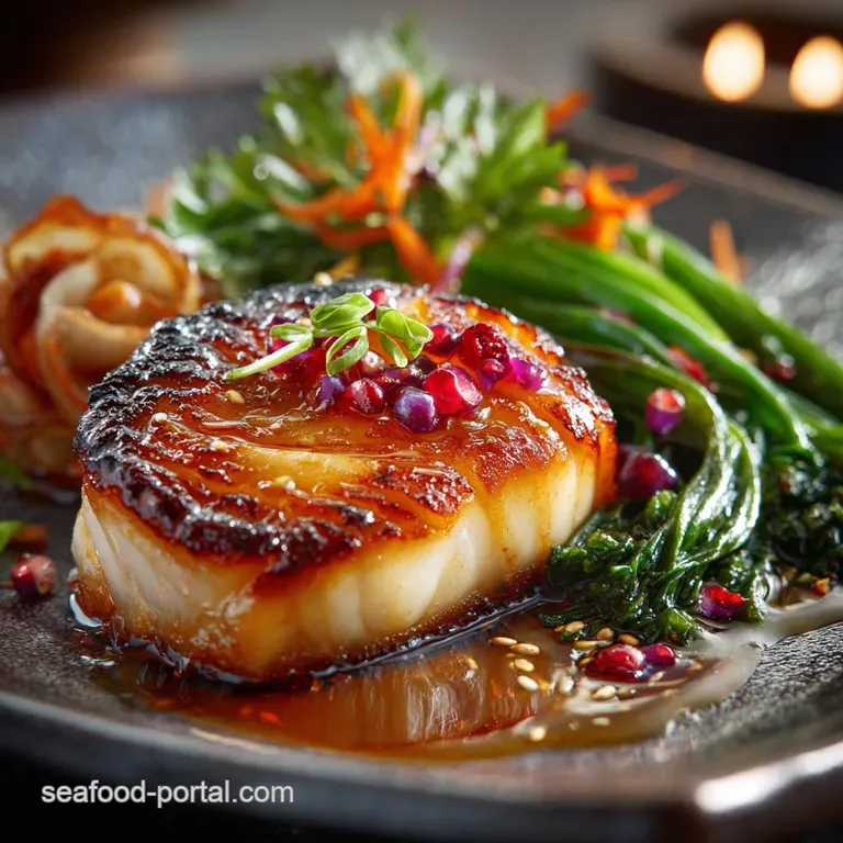 The Golden Ticket Silky Misomarinated Black Cod Sablefish presentation