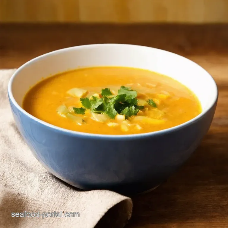 Silky Smooth Lowfat Vegetable Soup presentation