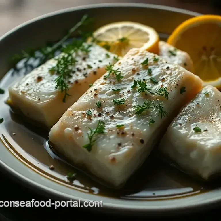 Silky Steamed Cod with Lemon and Herbs