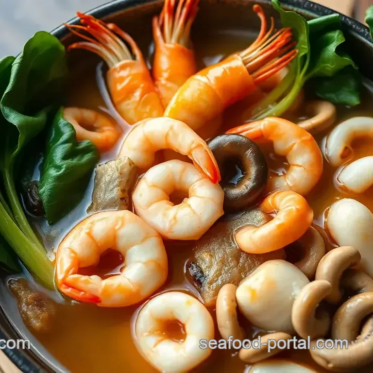 Delicious Seafood Hot Pot