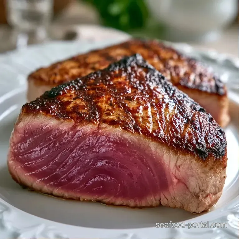 Slices of seared tuna resting on vibrant microgreens with a glossy dark glaze and a bright wedge of lime.