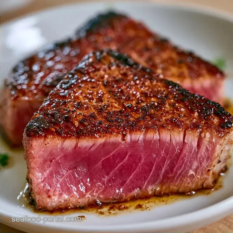 Simple Air Fryer Tuna Steak in 11 Minutes