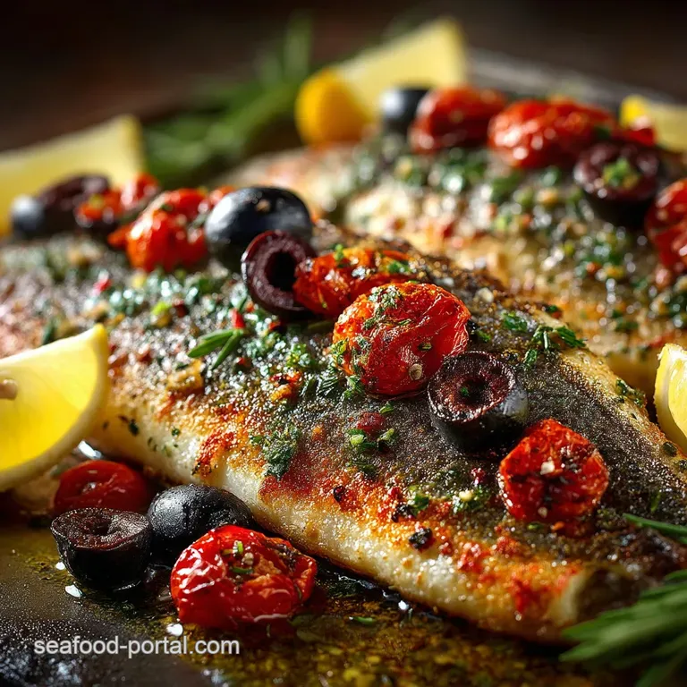 Sunshine on a Plate Baked Branzino Fillets with LemonHerb Dressing