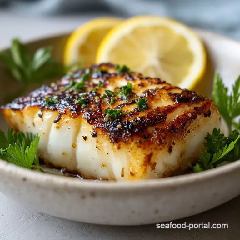 Simple Grilled Black Cod Sablefish Recipe