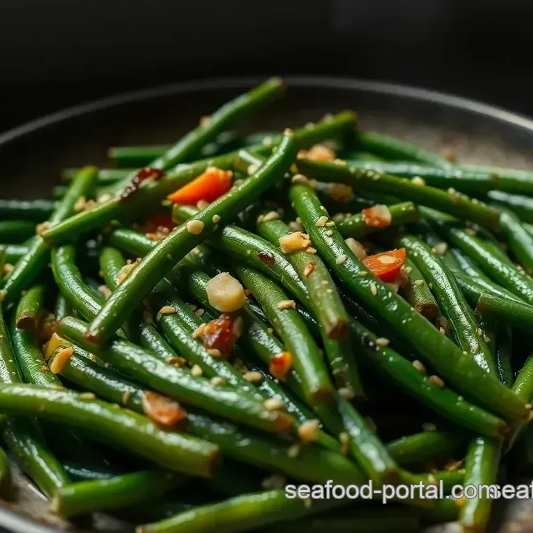 Sizzling Garlic Green Beans