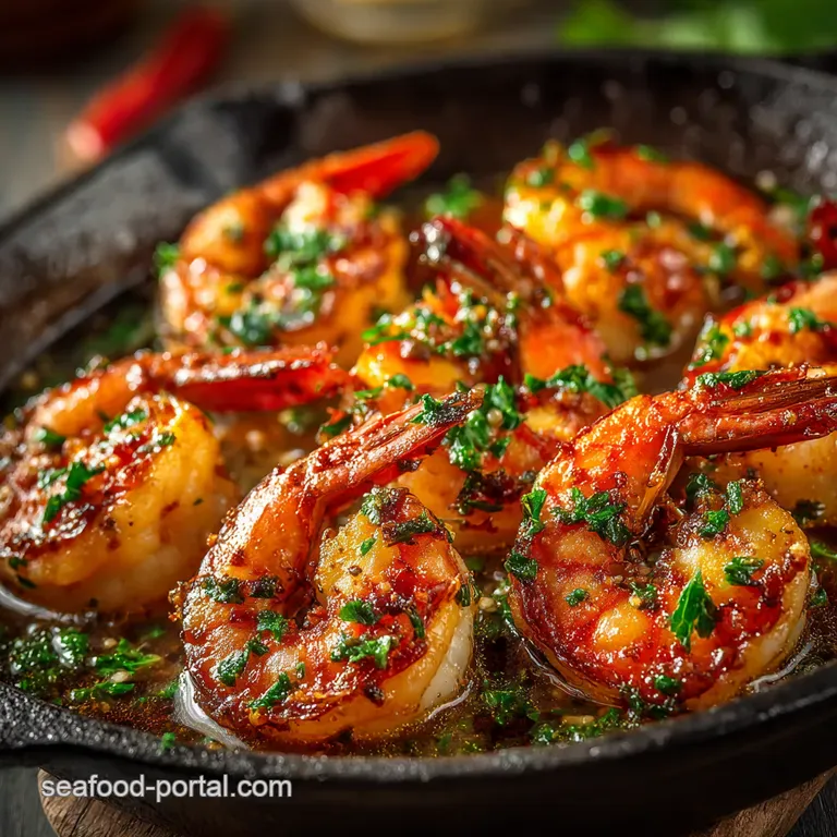 Sizzling Portuguese Garlic Shrimp Gambas al Ajillo