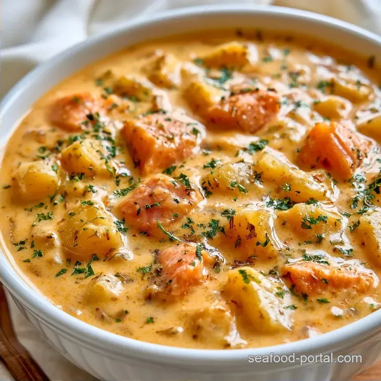 Homemade Ivars-Style Smoked Salmon Chowder