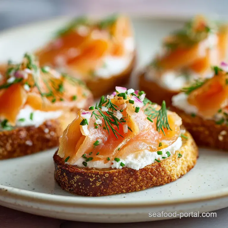 Smoked Salmon Appetizer with Cream Cheese