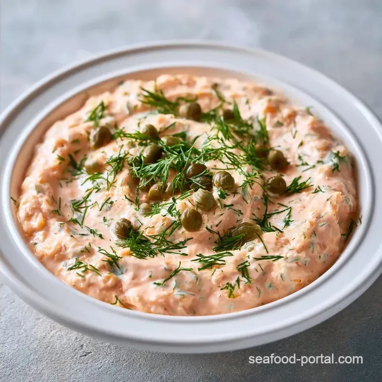 Easy Smoked Salmon Dip with Capers