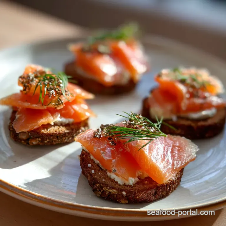 Smoked Salmon Hors D oeuvres