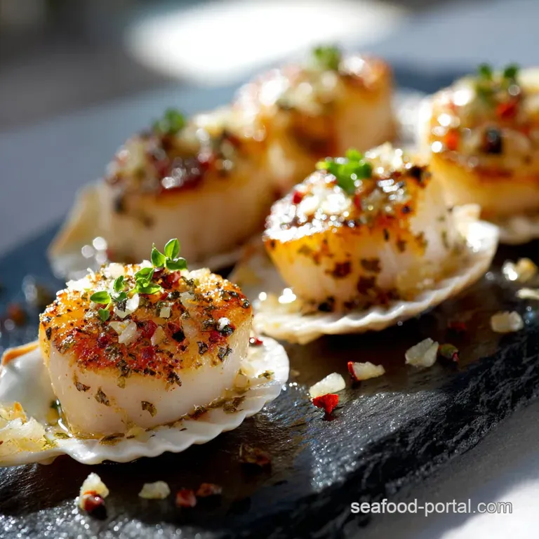Smoked Scallops with Garlic: Hot-Smoked Perfection
