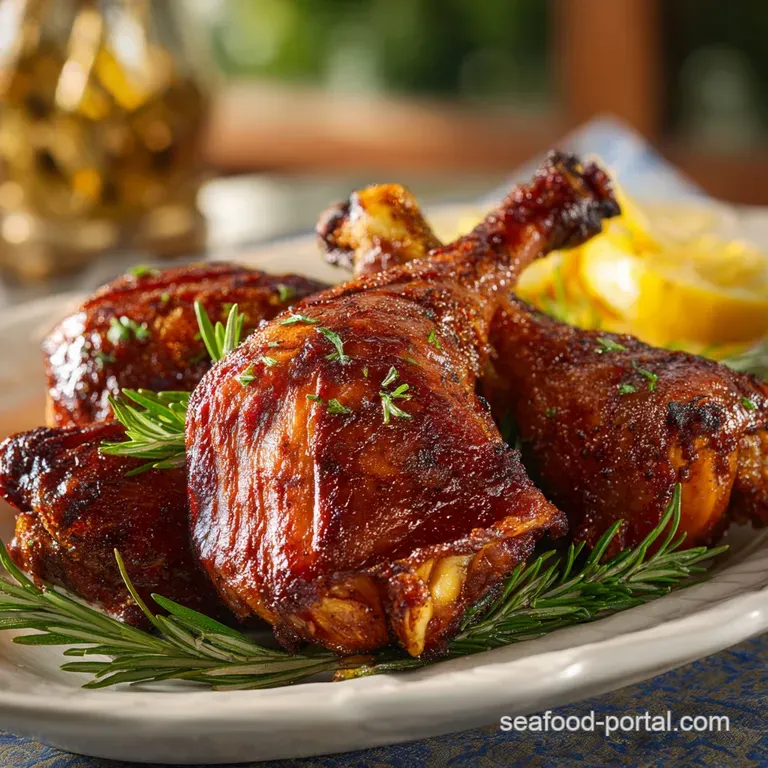 Proper Lowandslow Smoked Turkey Legs the Theme Park Classic presentation