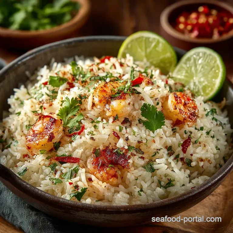 Smoky and Zesty Chipotle Cilantro Rice presentation