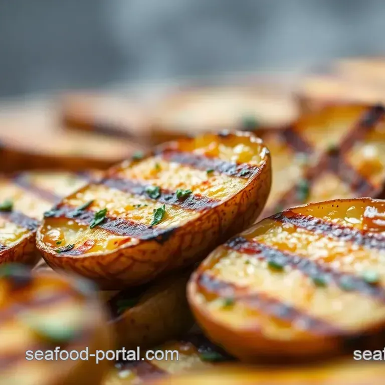 Garlic-Herb Butter Grilled Potatoes: BBQ Bliss! Smoky Grilled Potatoes with Garlic-Herb Butter