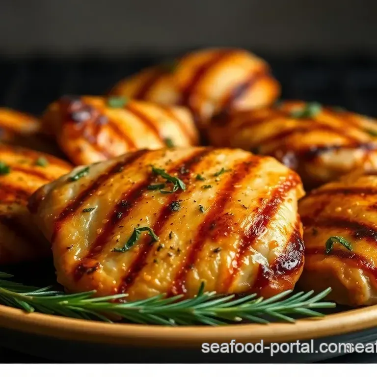 Smoky Herb-Grilled Chicken Quarters