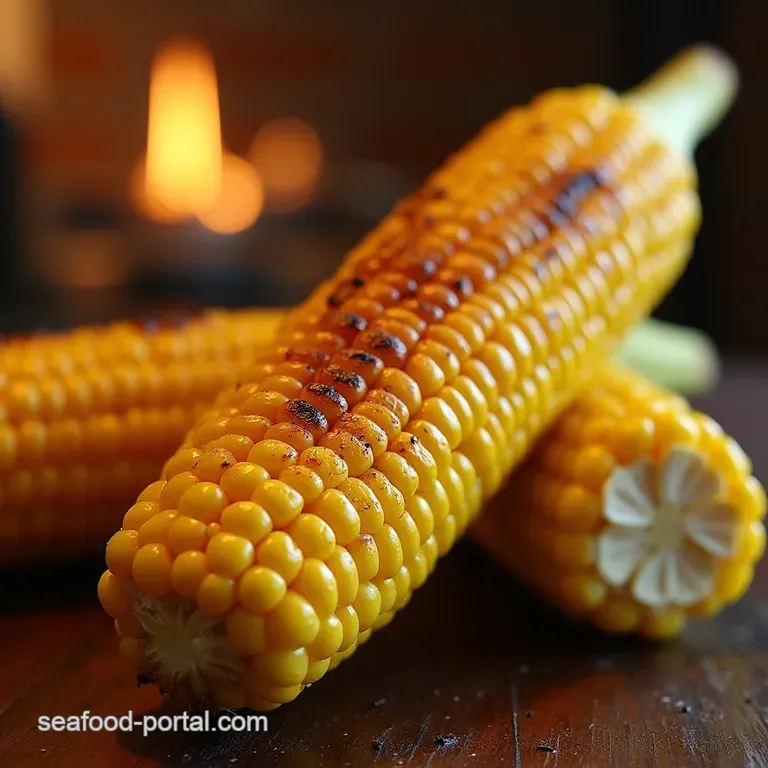 Smoked Spiced Perfection The Ultimate Grilled Corn on the Cob presentation