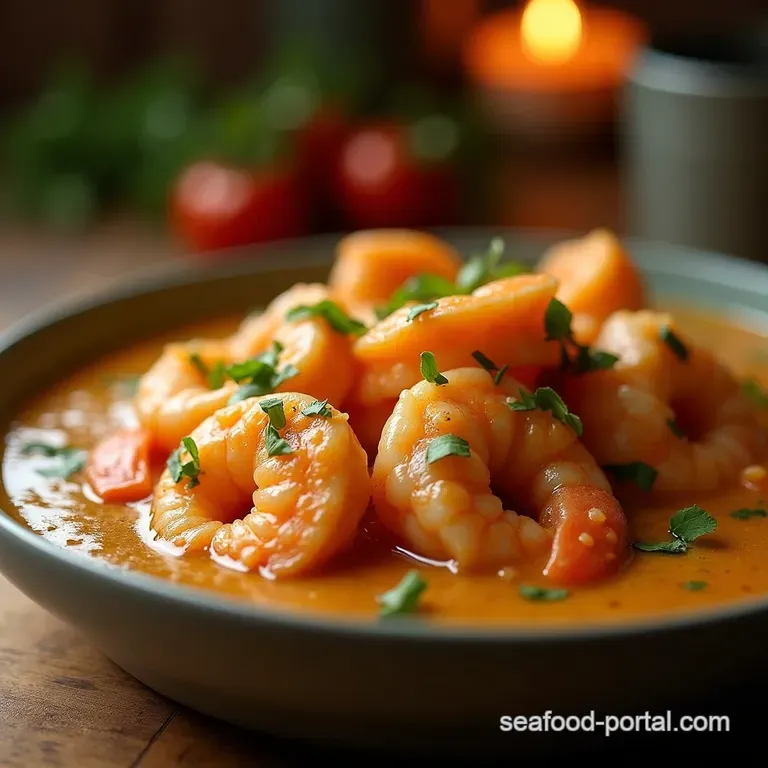 Smoky Southern Comfort The Weeknight Shrimp Étouffée That Tastes Like Sunday Dinner presentation