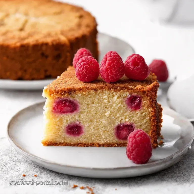 Snow White Raspberry Poppy Seed Dream Cake