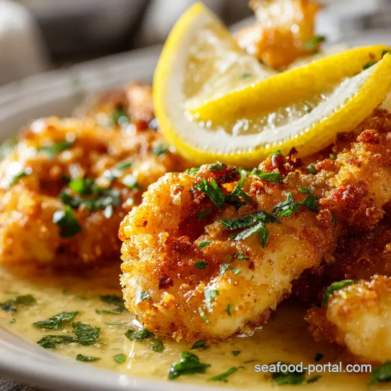 The Golden Catch Perfect Southern Fried Fish Buttermilk Cornmeal Crisp presentation