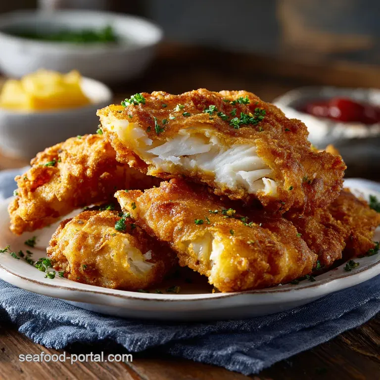The Golden Catch Perfect Southern Fried Fish Buttermilk Cornmeal Crisp