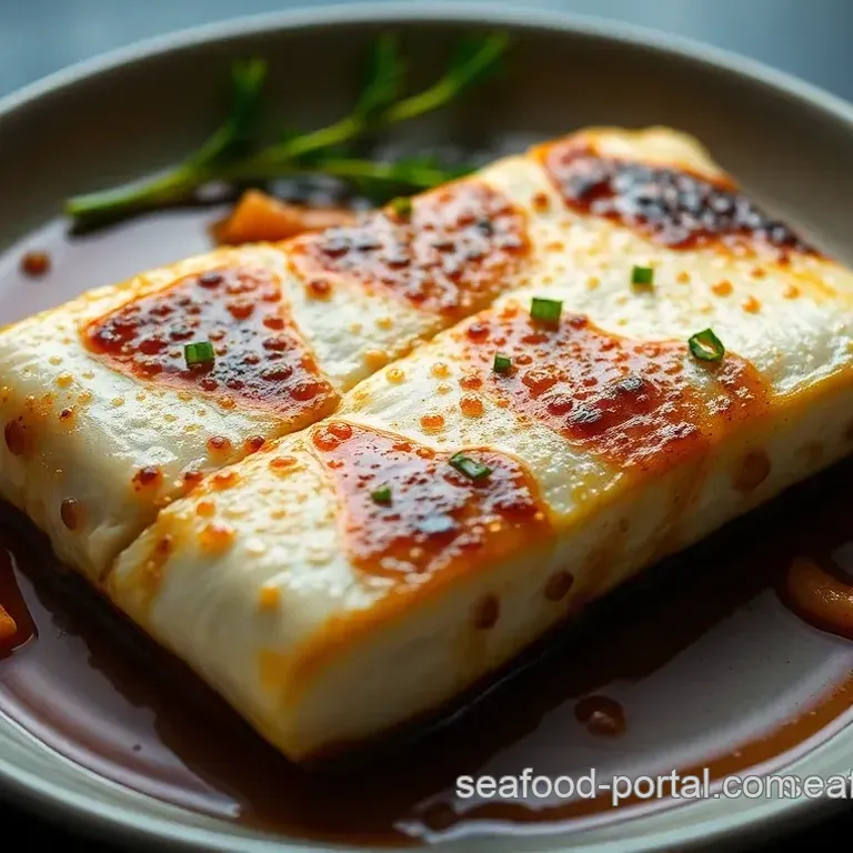 Soy-Ginger Chilean Sea Bass with Scallions