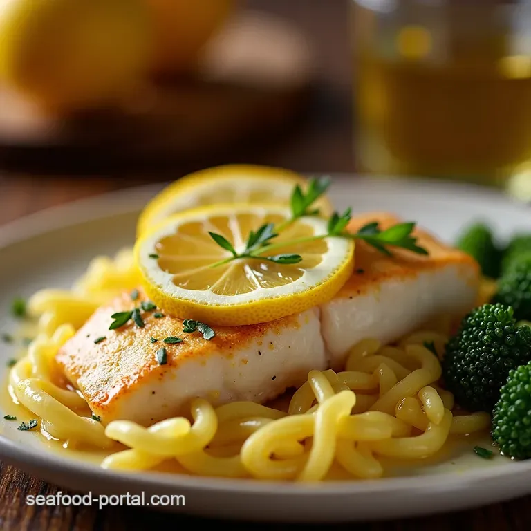 Speedy Lemon Butter Fish Fillets Weeknight Winner presentation