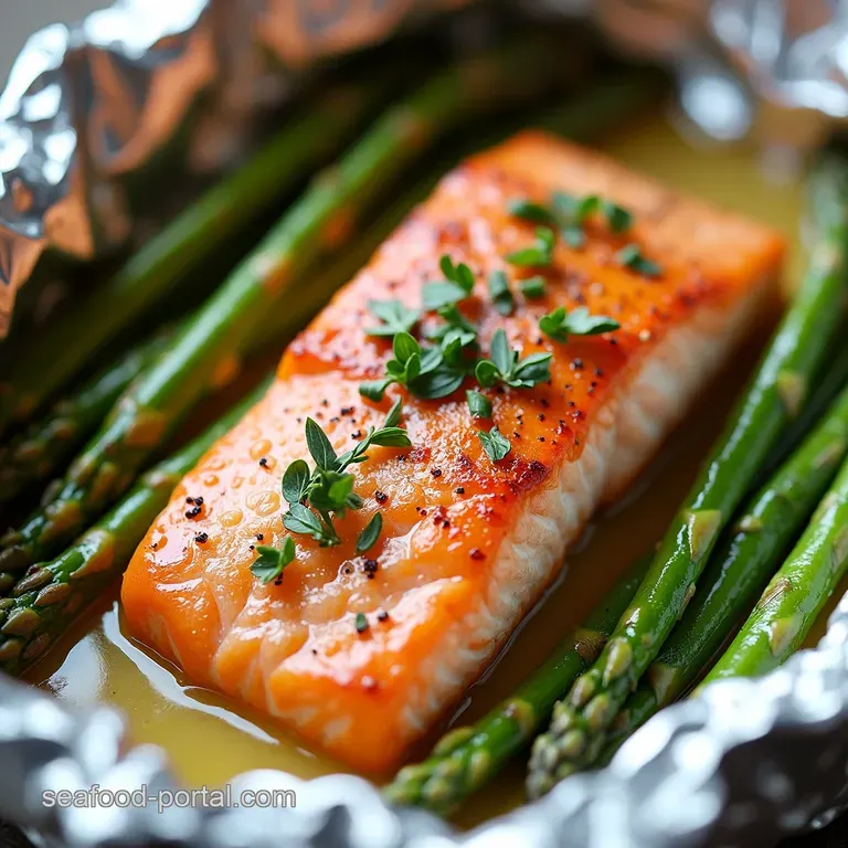 Speedy Salmon Supper Baked Salmon and Asparagus in Foil 30Minute Miracle