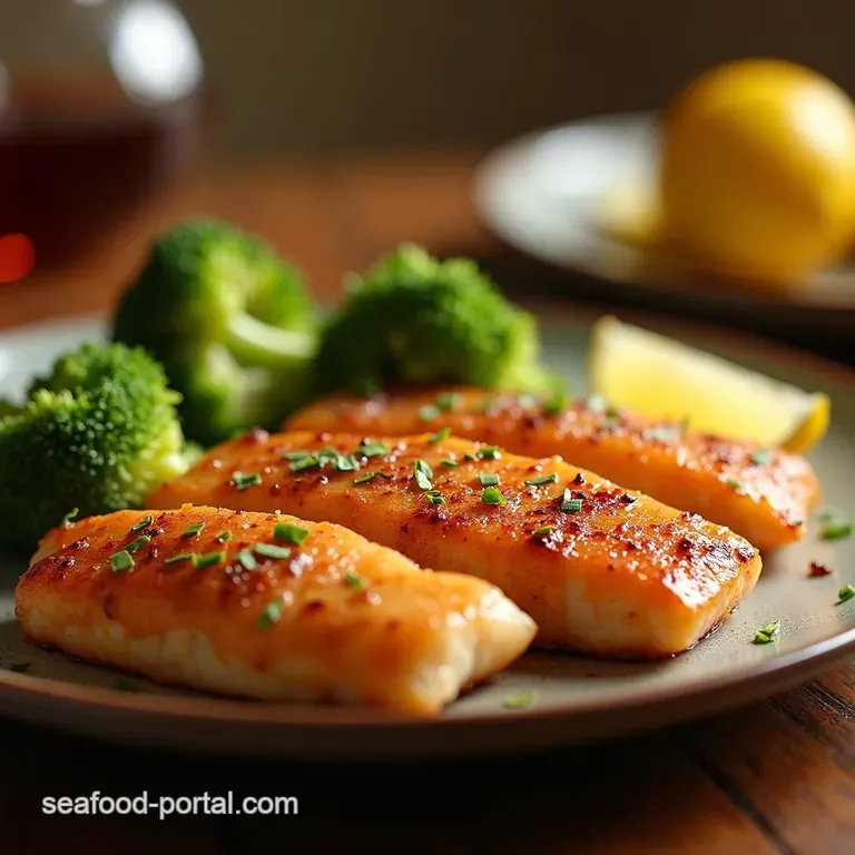 Speedy Szechuanstyle Fish Fillets Woktossed Wonder presentation