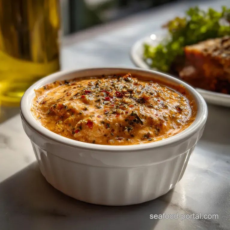 Spicy Cajun Remoulade Sauce for Seafood Dip