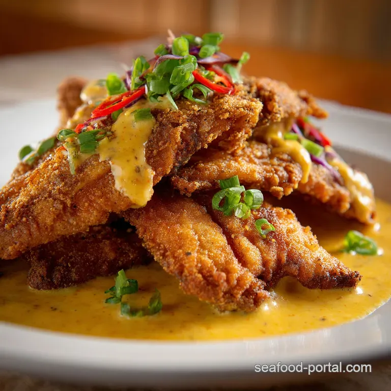 Spicy Southern Fried Catfish With Mustard Sauce: The Firecracker Fish Recipe