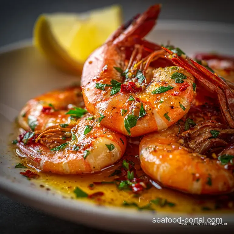 Prawn Stars Spicy Garlic Butter HeadOn Shrimp with Smoked Paprika