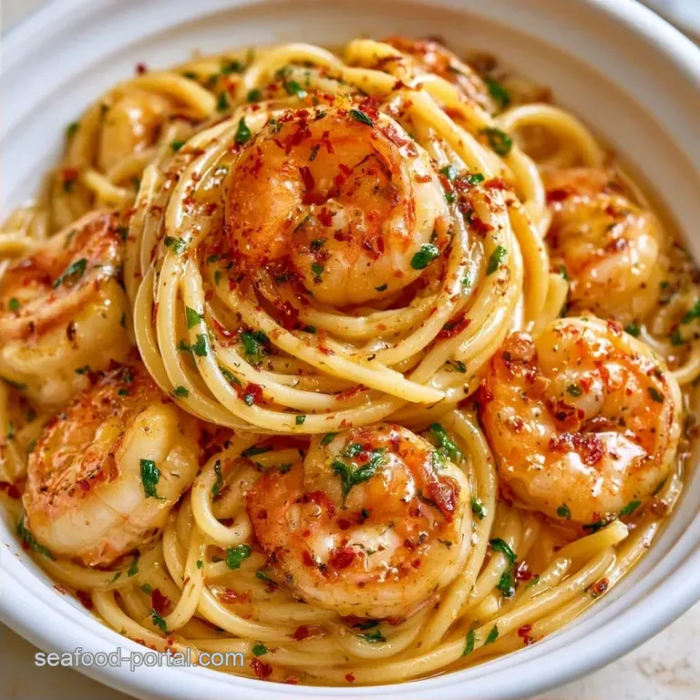Spicy Lemon Shrimp Spaghetti in 30 Minutes