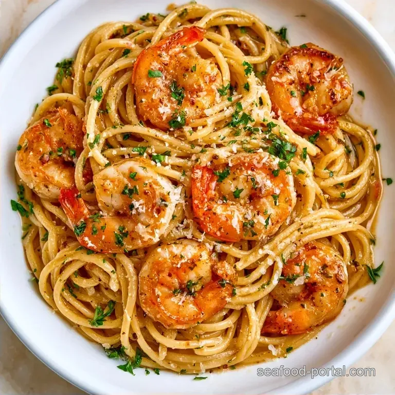 Spicy Parmesan Shrimp Pasta in 20 Minutes