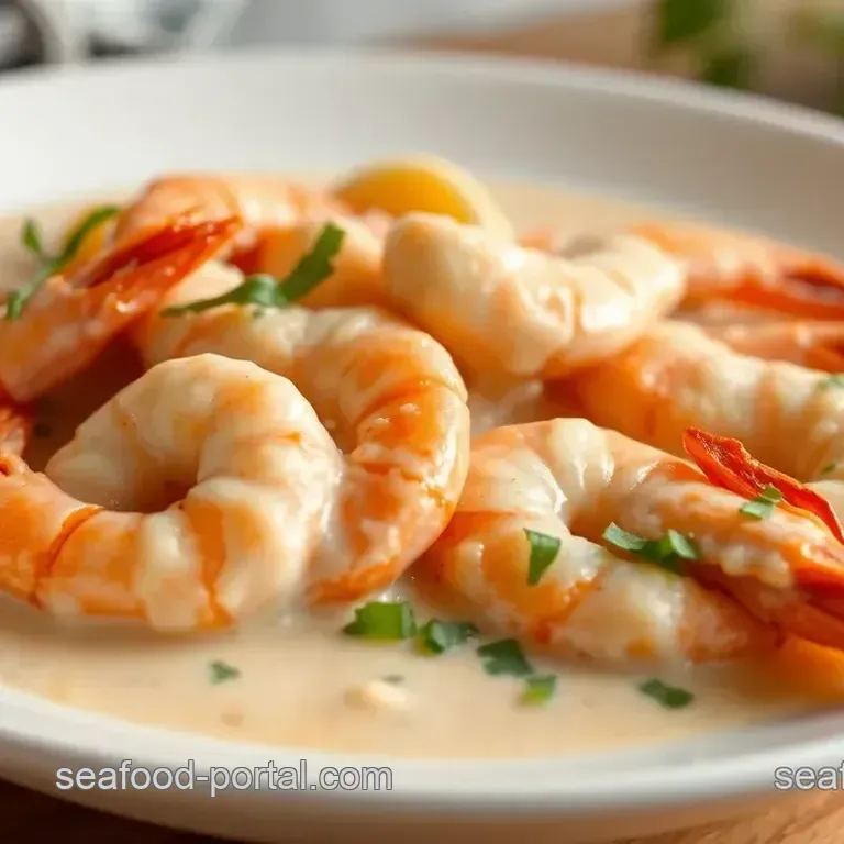 Succulent Prawns in Creamy Coconut Sauce