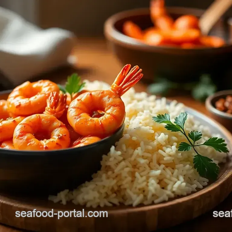 Sautéed Prawns with Spicy Basmati Rice
