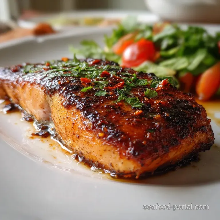 Spicy Salmon Recipe: Caramelized Glaze