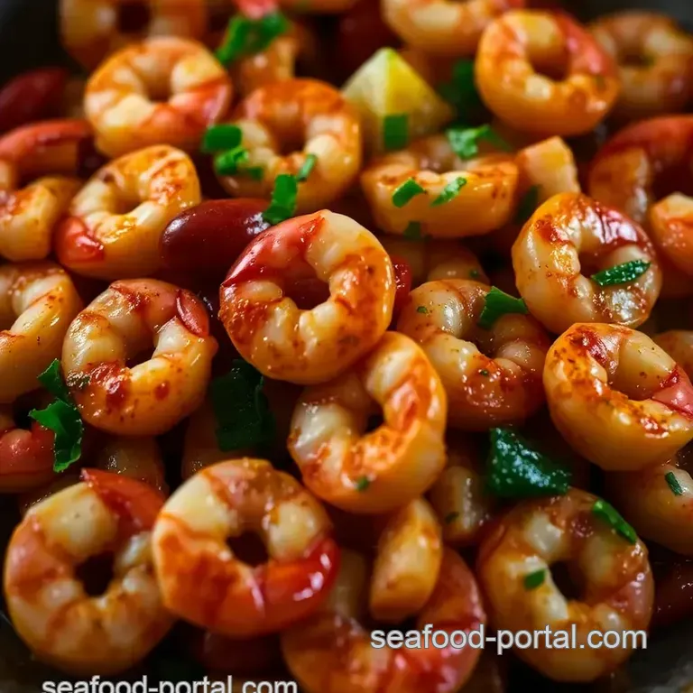 Spicy & Sassy Cajun Shrimp Scampi presentation