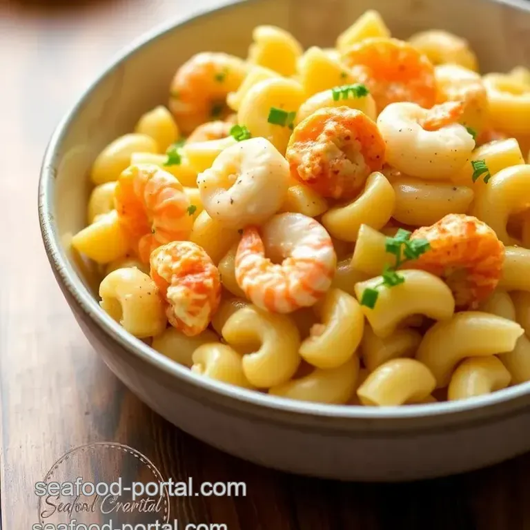 Spicy Shrimp Alfredo Pasta Delight presentation