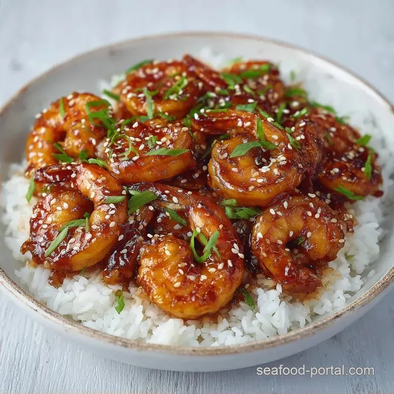 Spicy Shrimp and Rice Bowl: Sweet and Spicy