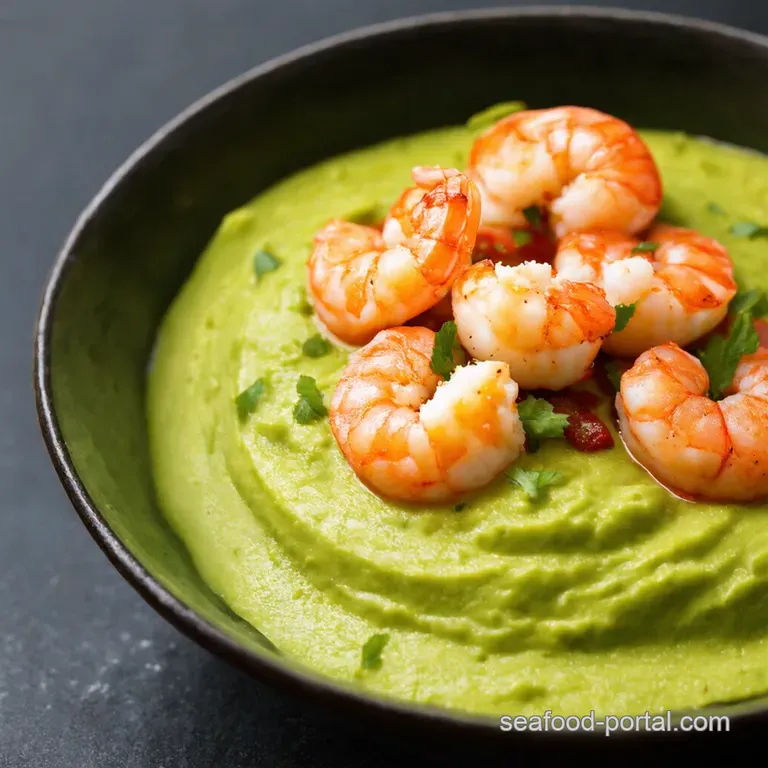 Spicy Shrimp Avocado Cocktail with a Kick