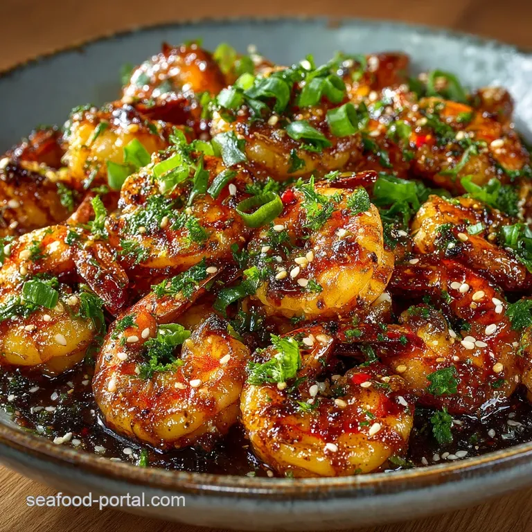Sticky Sizzling 15Minute Asian Garlic Prawns Shrimp