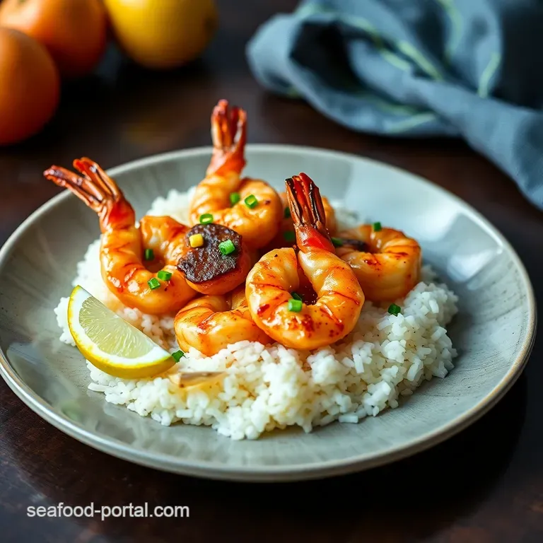 Sticky Asian Garlic Prawns - Speedy Weeknight Wonder