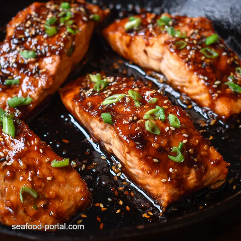 Sticky Sesame Ginger Salmon Glaze Like a Chinese Takeaway but Fancier presentation