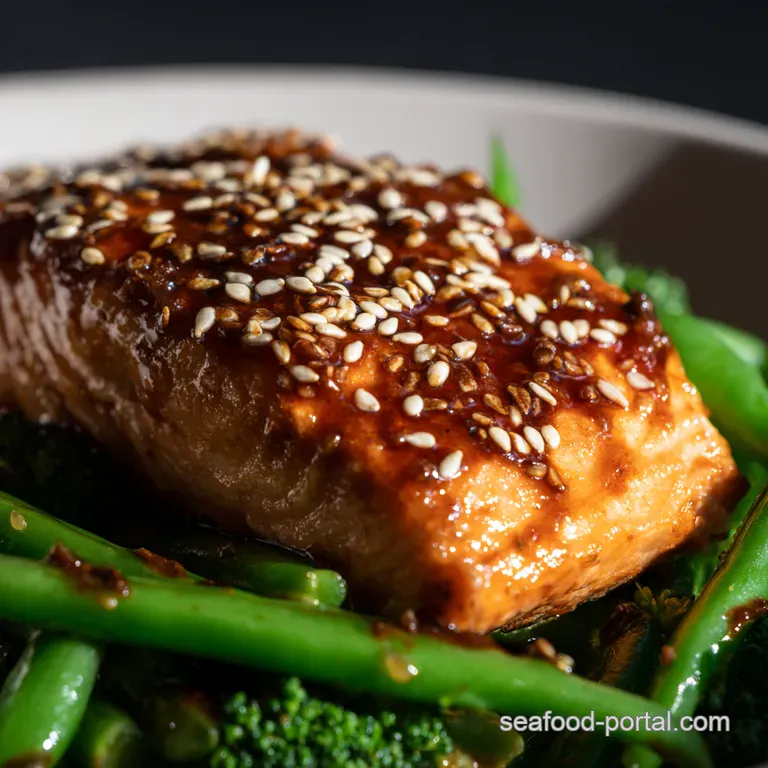 Sticky Sesame Ginger Salmon Glaze Like a Chinese Takeaway But Fancier
