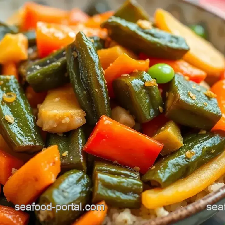 Stir-Fried Sea Cucumbers with Garlic Delight