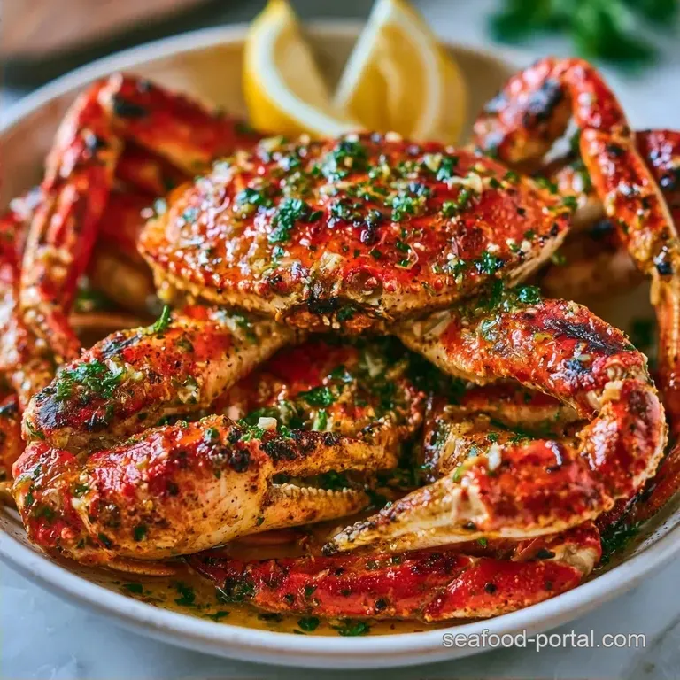 Summer Grilled Crab Legs with Garlic Butter