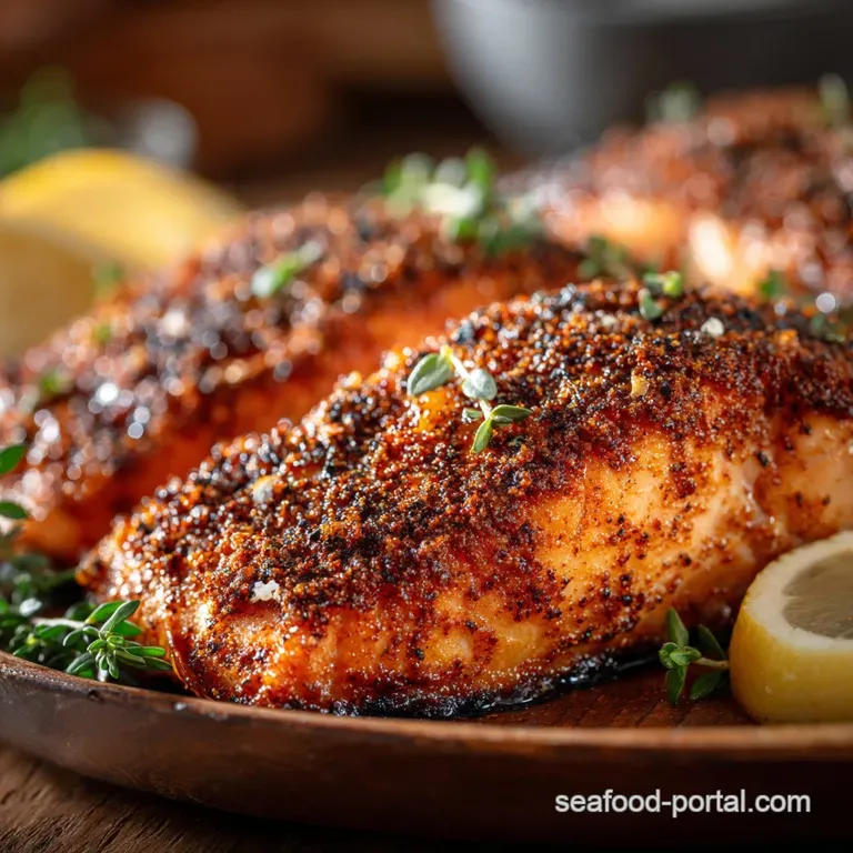 Salmon Seasoning: the Sunday Best Rub for Crispy Skin Perfection presentation