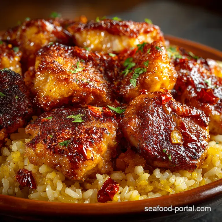Sunny Day Chicken Paella presentation