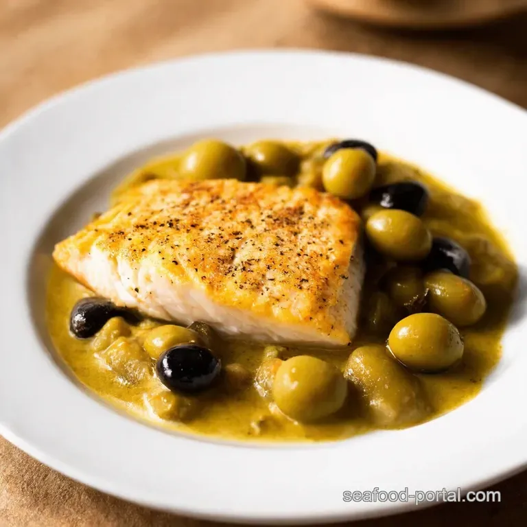 Sunshine Baked Cod A Mediterranean Olive Herb Delight
